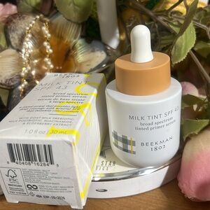 Beekman 1802 Milk Tint SPF 43 Primer with Tan New In Box